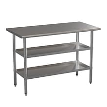 Flash Furniture Stainless Steel Worktable, 48 x 24 (NHWTGU2448)