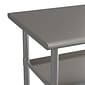 Flash Furniture Stainless Steel Worktable, 48" x 24" (NHWTGU2448)