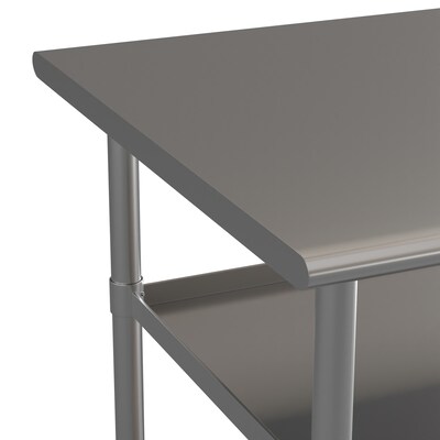 Flash Furniture Stainless Steel Worktable, 72" x 30" (NHWTGU3072)