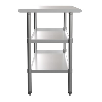 Flash Furniture Stainless Steel Worktable, 60" x 24" (NHWTGU2460)