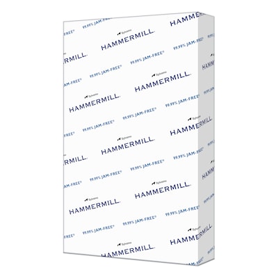 Hammermill Copy Plus Print Paper, 92 Bright, 20 lb, 8.5 x 11, White, 500  Sheets/Ream, 8 Reams/Carton (105190)