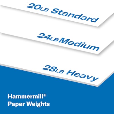 Hammermill Fore 11" x 17" Multipurpose Paper, 24 lbs., 96 Brightness, 2500 Sheets/Carton (102848)