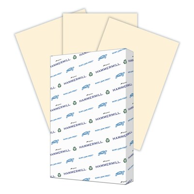 Hammermill Colors 30% Recycled 11 x 17 Color Copy Paper, 24 lbs., Ivory, 500/Ream (104414)
