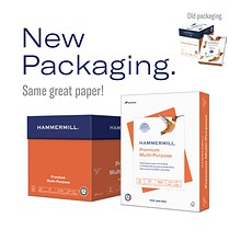 Hammermill Premium 8.5 x 11 Multipurpose Paper, 24 lbs., 97 Brightness, 2500 Sheets/Carton (105810