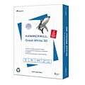 Hammermill Great White 8.5 x 11 3-Hole Punch Copy Paper, 20 lbs., 92 Brightness, 500 Sheets/Ream (86702)