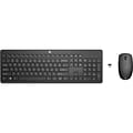HP 230 Wireless Keyboard and Optical Mouse Combo, Jet Black (18H24AA#ABA)