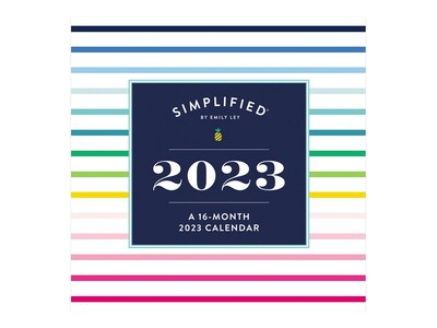 2023 AT-A-GLANCE Simplified by Emily Ley 12 x 12 Monthly Wall Calendar (DDW3712823)