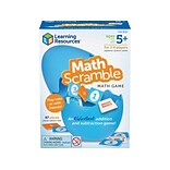 Learning Resources Math Scramble Game, Blue/Orange (LER9131)