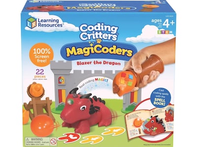 Learning Resources Coding Critters MagiCoders: Blazer the Dragon Set, Red (LER 3104)