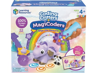 Learning Resources Coding Critters MagiCoders: Skye the Unicorn Set, Purple (LER 3105)
