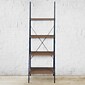 Niche Soho 4 Shelf 72"H Ladder Bookcase, Urban Walnut (NSBC7224UW)