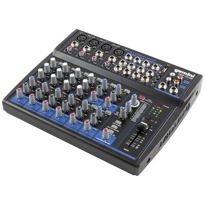 Gemini GEM-12USB Compact 12-Channel Bluetooth Mixer (GEM-12USB)