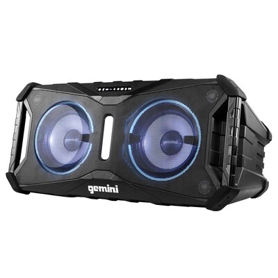 Gemini SoundSplash Dual 8-In 400-Watt Floating Bluetooth True Wireless Rechargeable Speaker with LED