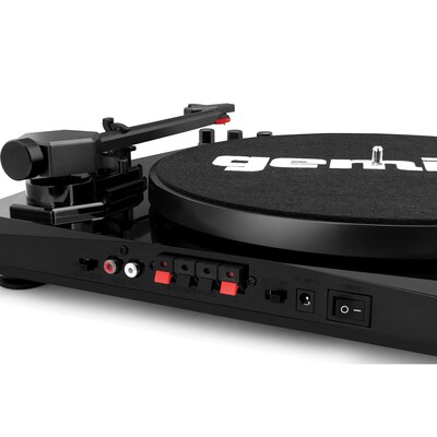 Gemini TT-900B Vinyl Record Player Turntable with Bluetooth and Dual Stereo Speakers, Black, (TT-900BB)