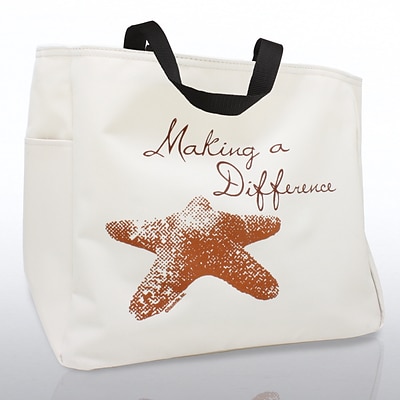 Baudville® Tote Bag, Starfish: Making a Difference