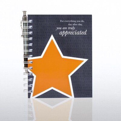 Baudville® Hardcover Journal W/ Pen, You Are Truly Appreciated