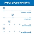 Hammermill Copy Plus 8.5 x 11 Copy Paper, 20 lbs., 92 Brightness, 1500 Sheets/Carton (105040)