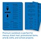 Hammermill Premium 110 lb. Cardstock Paper, 8.5" x 11", Blue, 200 Sheets/Ream (168350R)