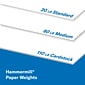 Hammermill Premium 110 lb. Cardstock Paper, 8.5" x 11", White, 600 Sheets/Carton (168380)