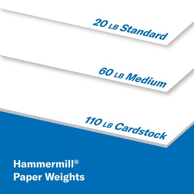 Hammermill Premium Cardstock, 110 lb, 8.5 x 11, White, 200/Ream