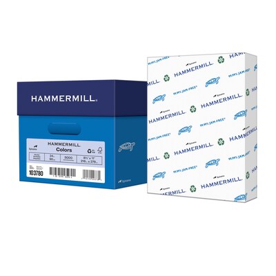 Hammermill Colors 8.5 x 11 Multipurpose Paper, 24 lbs., Orchid Purple, 5000 Sheets/Carton (103780CT)
