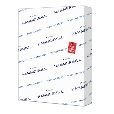 Hammermill Copy Paper, 8-1/2 x 11 Inches, 32 lb, White, 500 Sheets