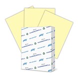 Hammermill Colors 3-Hole Punched Copy Paper, 20 lbs., 8.5 x 11 (US letter), Canary, 500/Ream (1029