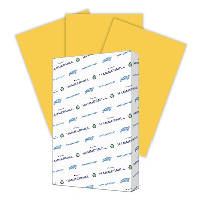 Hammermill Colors 11 x 17 Multipurpose Paper, 20 lbs., Goldenrod, 500 Sheets/Ream (102160)