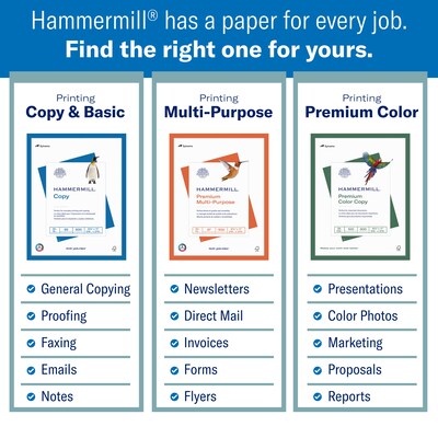 Hammermill Laser Print  8.5" x 14" Office Paper, 24 lbs., 98 Brightness,5000 Sheets/Carton (104612)