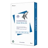 Hammermill Great White 30% Recycled 8.5 x 14 Copy Paper, 20 lbs., 92 Brightness, 500/Ream (HAM8670
