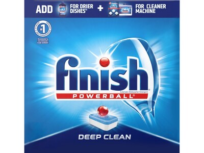 Finish Powerball Deep Clean Dishwasher Detergent Tablets, Fresh Scent, 94 Tablets (5170097330)
