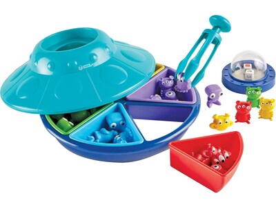 Learning Resources Oodles of Aliens Sorting Saucer Activity Set, Assorted Colors (LER5546)