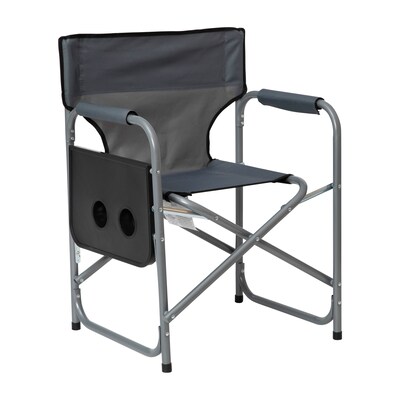 Flash Furniture Camping Chair, Gray (JJCC305GY)