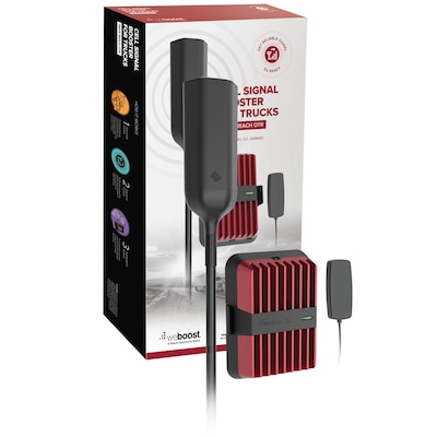 weBoost Drive Reach OTR Cell Signal Booster, Red (477154)