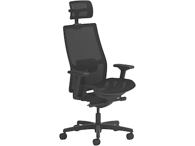 HON Ignition Mesh Swivel Task Chair, Black (HIWMMSKD.S2.A.H.IM.IMS.BL.SB.T.HR)