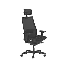 HON Ignition Mesh Swivel Task Chair, Black (HIWMMSKD.S2.A.H.IM.IMS.BL.SB.T.HR)