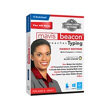 Broderbund Mavis Beacon Teaches Typing 2020 Family Edition for 3 Computers/3 Users, Windows, Downloa