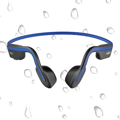 Shokz OpenMove Bone-Conduction Open-Ear Lifestyle Headphones with Microphones, Blue (S661-ST-BL-US)