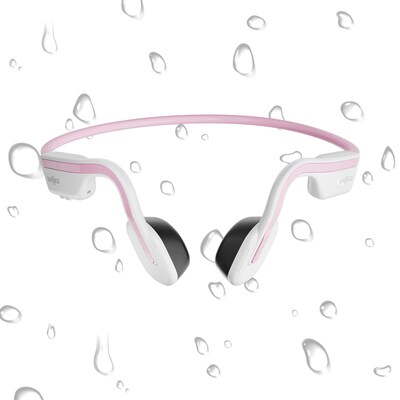 Shokz OpenMove Bone-Conduction Open-Ear Lifestyle Headphones with Microphones, Pink (S661-ST-PK-US)