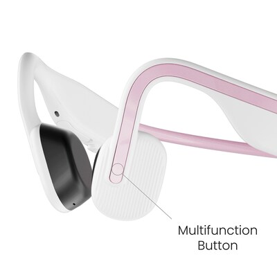 Shokz OpenMove Bone-Conduction Open-Ear Lifestyle Headphones with Microphones, Pink (S661-ST-PK-US)