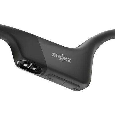 Shokz OpenRun Mini Bone-Conduction Headphones with Microphones, Black (VXLS803MNBKUS)