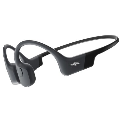 Shokz OpenRun Mini Bone-Conduction Headphones with Microphones, Black (VXLS803MNBKUS)