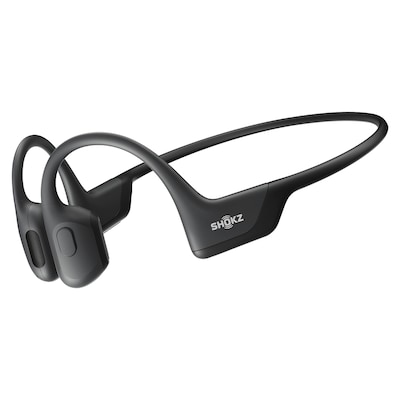 Shokz OpenRun Pro Premium Bone-Conduction Headphones with Microphones, Black (VXLS810STBKUS)