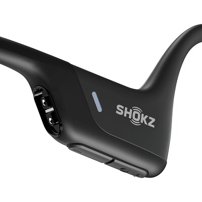 Shokz OpenRun Pro Premium Bone-Conduction Headphones with Microphones, Black (VXLS810STBKUS)