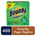 Bounty Quilted Lunch Napkin, 1-ply, White, 400 Napkins/Pack (06356)