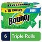 Bounty Select-A-Size Kitchen Rolls Paper Towel, 2-Ply, White, 147 Sheets/Roll, 6 Rolls/Carton (67001)