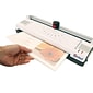 United LT13 Thermal & Cold Laminator with Paper Trimmer and Corner Rounder, 13" Width, Black/White (LT13)