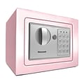 Honeywell Steel Box Safe with Keypad Lock, Pink, 0.15 cu. ft. (5605P)