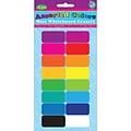 Ashley Productions® Mini Whiteboard Erasers, Assorted Colors, 2 x 1 x 0.75, Pack of 16 (ASH78010)