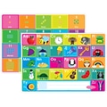 Ashley Productions Smart Poly 12 x 17 Double-Sided, ABC & Numbers 1-20 Learning Mat, Double-Sided